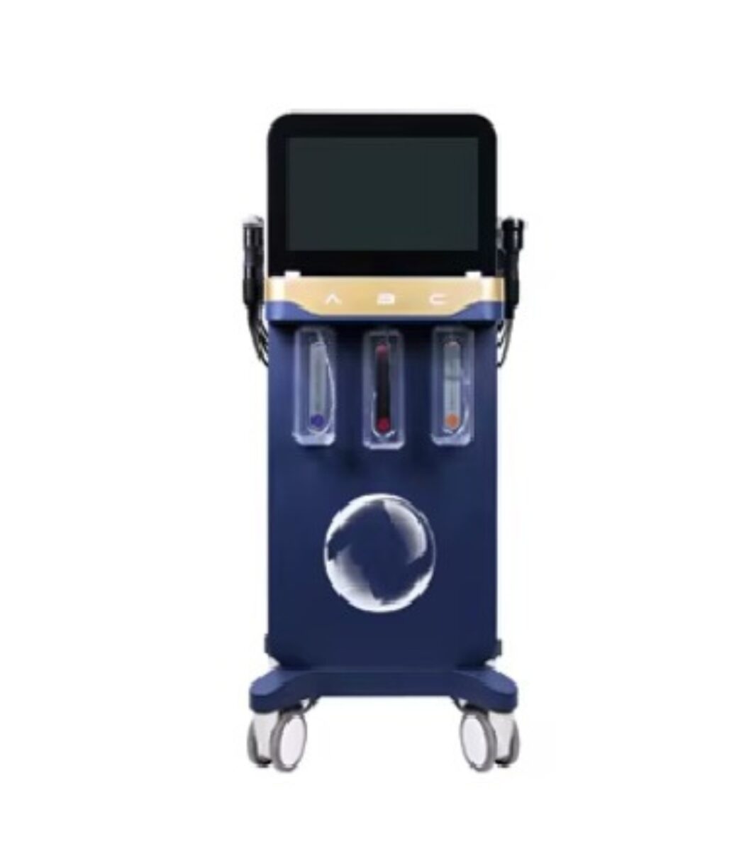 Aparat Hydro Oxygen 14in1 – vedere frontală echipament facial profesional