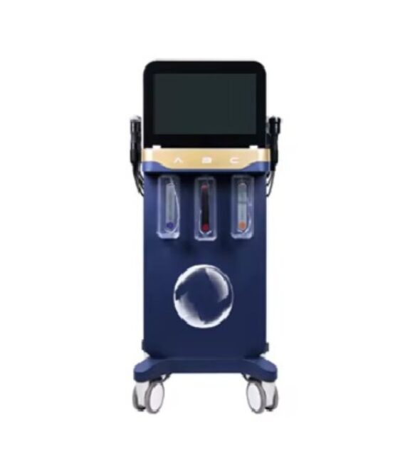 Aparat Hydro Oxygen 14in1 – vedere frontală echipament facial profesional