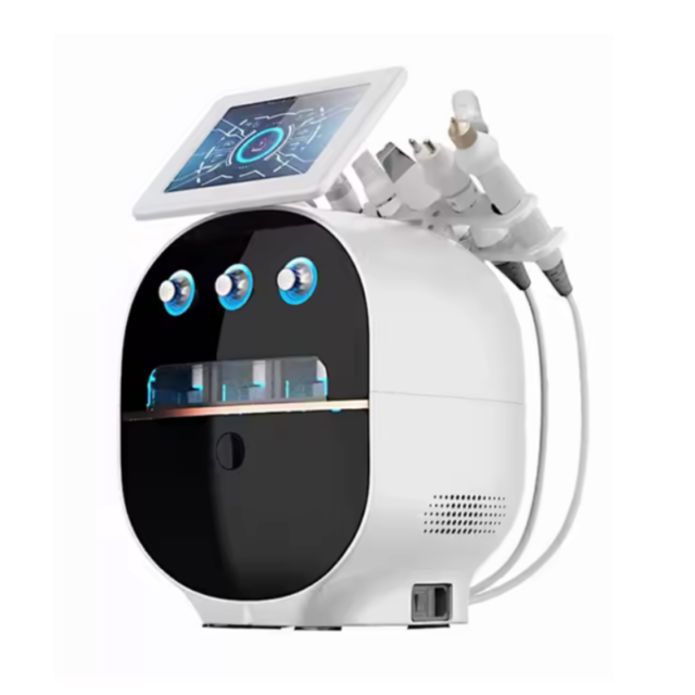 Combina Facială HydroComb 6în1 – aparat profesional cu tehnologie H2-O2 pentru curățare, hidratare și lifting facial
